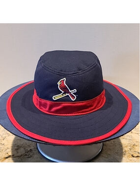 St. Louis Cardinals gatorade Promo (#40g) bucket hat w Toggle String. S/M.